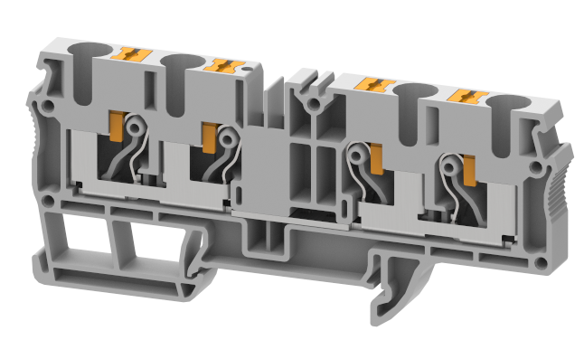PQ6-2X2 Terminal Blocks Push In Connection Multi Conductor Terminal Blocks Manufacturer and Supplier in India – Elmex 