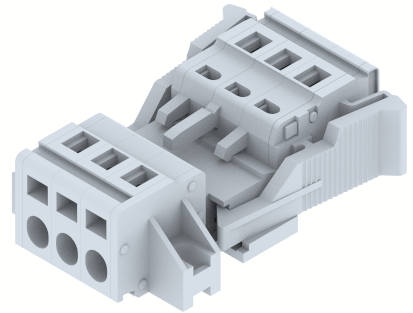 DPSC5.08PM-3W Terminal Blocks Spring Cage Connection Plug & Socket Terminals Manufacturer and Supplier in India – Elmex 
