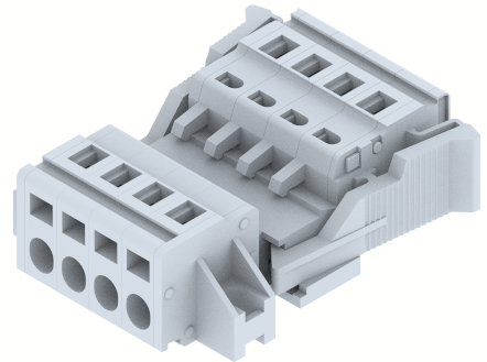DPSC5.08PM-4W Terminal Blocks Spring Cage Connection Plug & Socket Terminals Manufacturer and Supplier in India – Elmex 