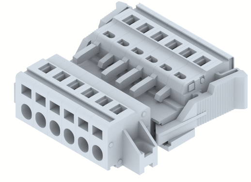 DPSC5.08PM-6W Terminal Blocks Spring Cage Connection Plug & Socket Terminals Manufacturer and Supplier in India – Elmex 