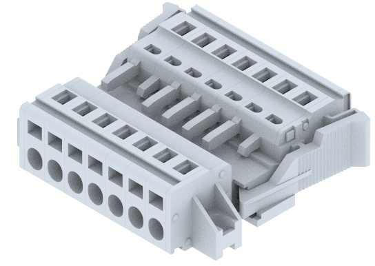 DPSC5.08PM-7W Terminal Blocks Spring Cage Connection Plug & Socket Terminals Manufacturer and Supplier in India – Elmex 