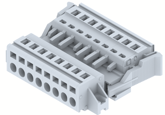 DPSC5.08PM-8W Terminal Blocks Spring Cage Connection Plug & Socket Terminals Manufacturer and Supplier in India – Elmex 