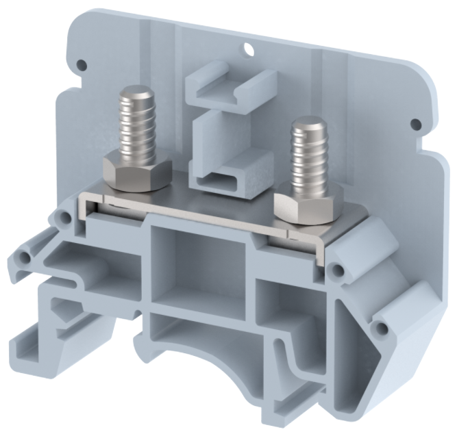 KBTM4 Terminal Blocks Bolt Connection Feed Through Terminal Blocks Manufacturer and Supplier in India – Elmex 