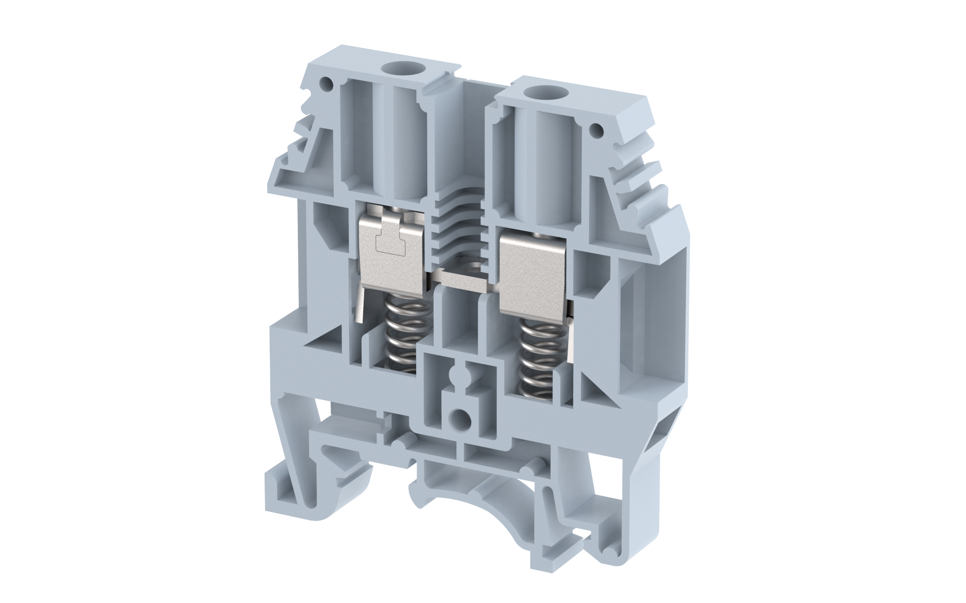 KULT6 Terminal Blocks Screw Connection with spring support Feed Through Terminal Blocks Manufacturer and Supplier in India – Elmex 