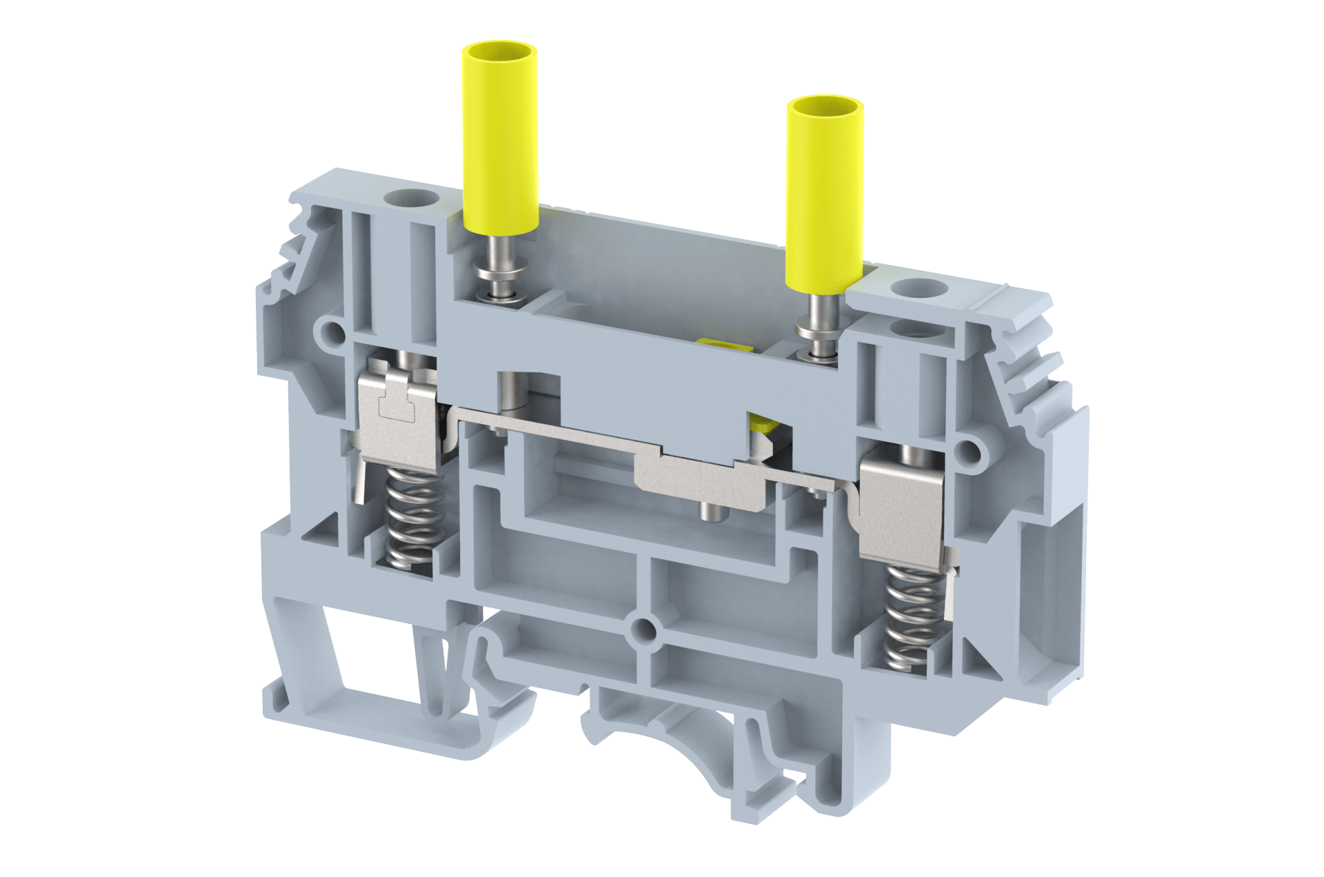 KULTD6 Terminal Blocks Screw Connection with spring support Test Disconnect Terminal Blocks Manufacturer and Supplier in India – Elmex 
