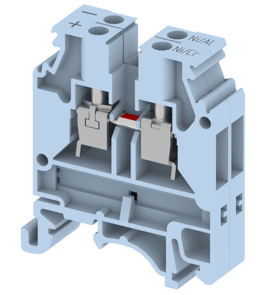 KUT4NTC-K Terminal Blocks Screw Connection Thermocouple Terminal Blocks Manufacturer and Supplier in India – Elmex 