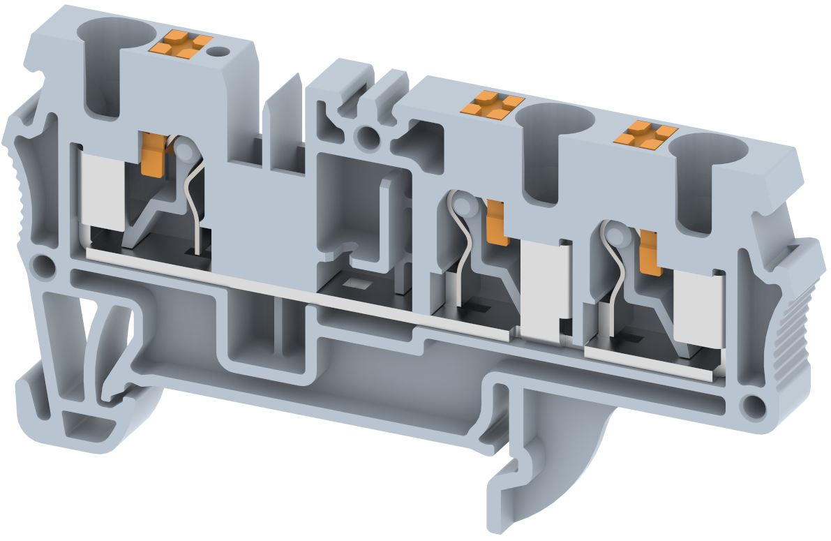 PQ4-1X2 Terminal Blocks Push In Connection Multi Conductor Terminal Blocks Manufacturer and Supplier in India – Elmex 