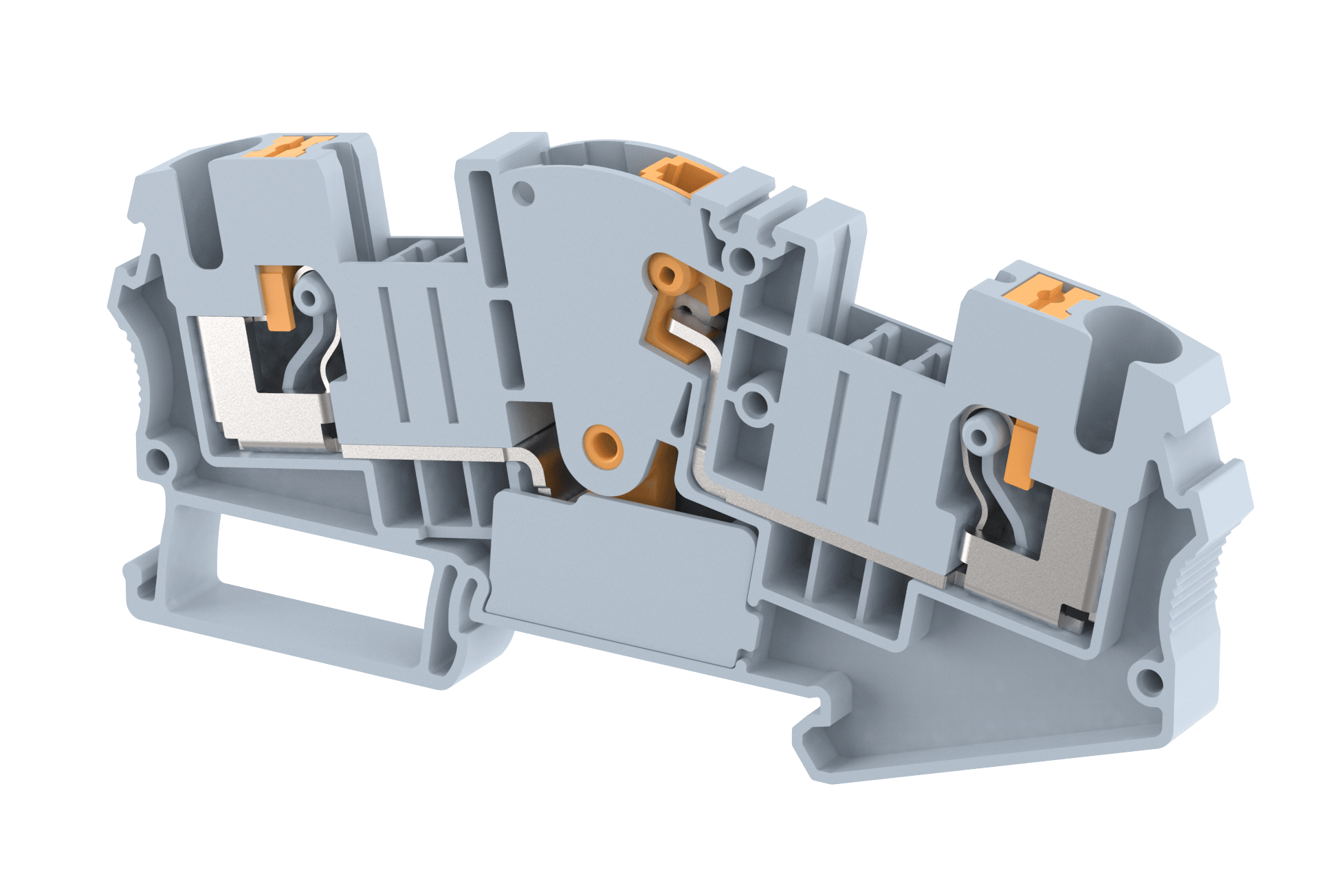 PQD6 Terminal Blocks Push In Connection Knife Disconnect Terminal Blocks Manufacturer and Supplier in India – Elmex 