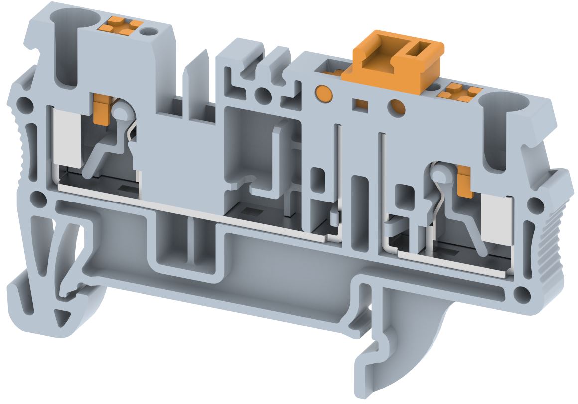 PQK2.5 Terminal Blocks Push In Connection Knife Disconnect Terminal Blocks Manufacturer and Supplier in India – Elmex 