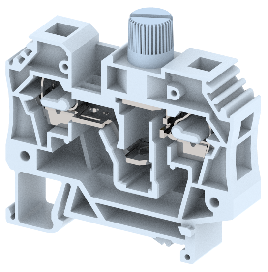 SCF6 Terminal Blocks Spring Cage Connection Fuse Terminal Blocks Manufacturer and Supplier in India – Elmex 