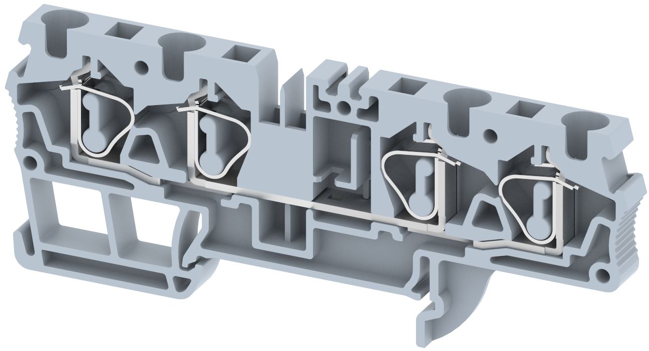 SQ4-2X2 Terminal Blocks Spring Cage Connection Multi Conductor Terminal Blocks Manufacturer and Supplier in India – Elmex 