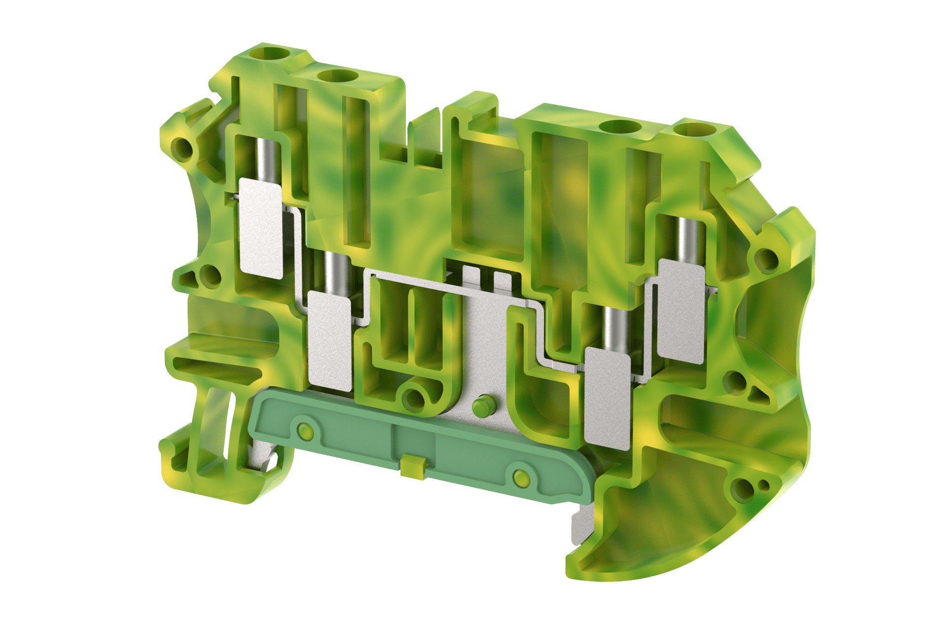 TGQ2.5-2X2 Terminal Blocks Screw Connection Ground Terminal Blocks Manufacturer and Supplier in India – Elmex 