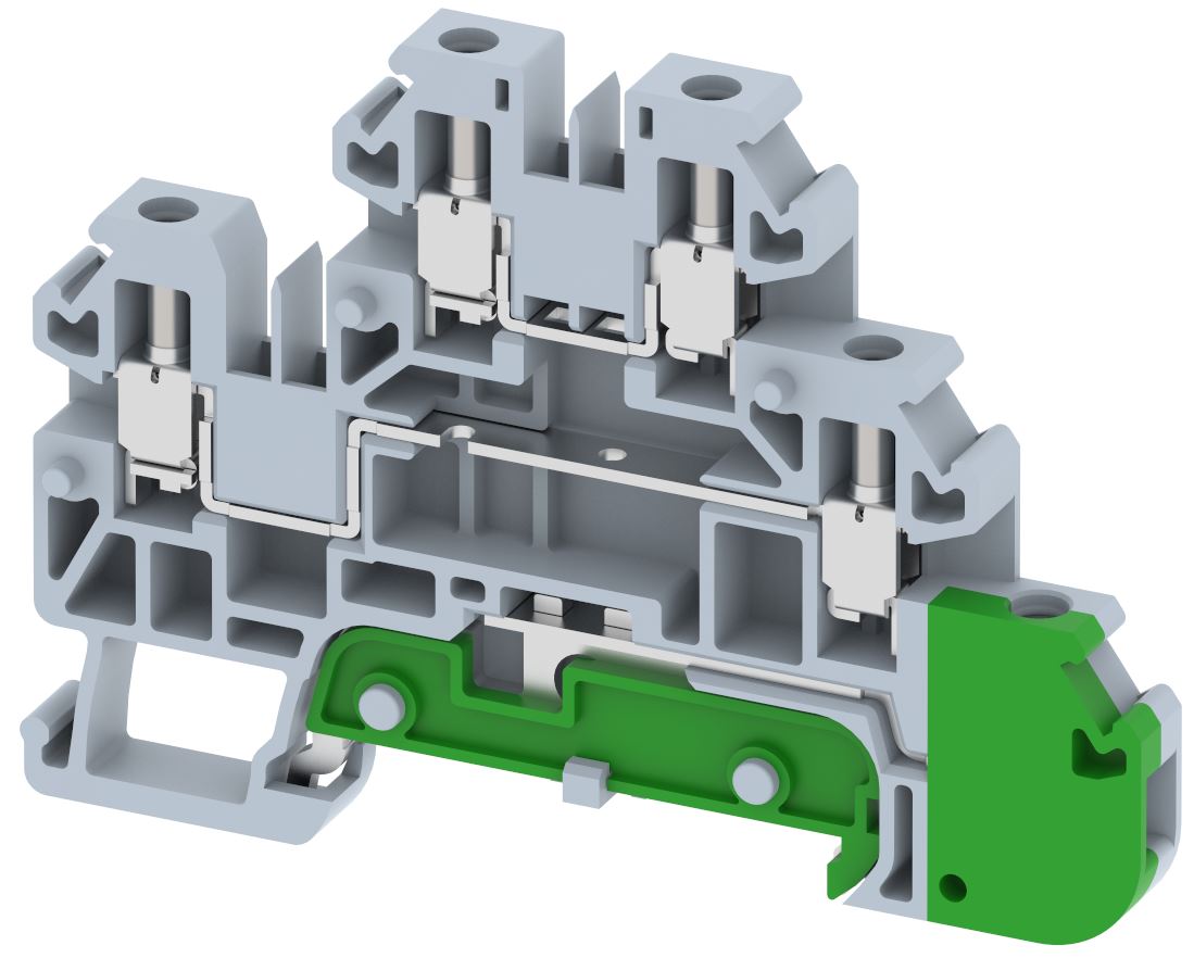 TQ2.5-2T+E Terminal Blocks Screw Connection Multi Level Terminal Blocks Manufacturer and Supplier in India – Elmex 