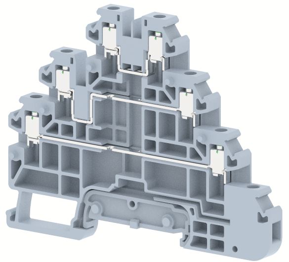TQ2.5-3T+WOE Terminal Blocks Screw Connection Multi Level Terminal Blocks Manufacturer and Supplier in India – Elmex 