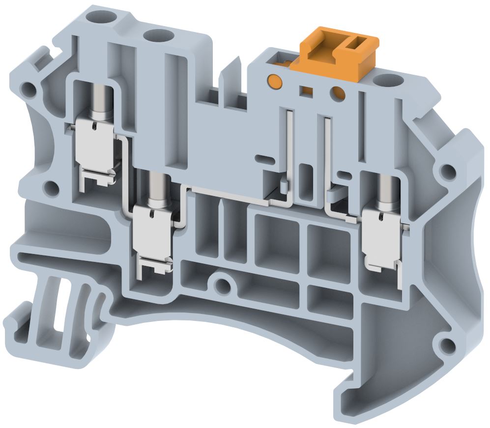 TQK2.5-1x2 Terminal Blocks Screw Connection Knife Disconnect Terminal Blocks Manufacturer and Supplier in India – Elmex 