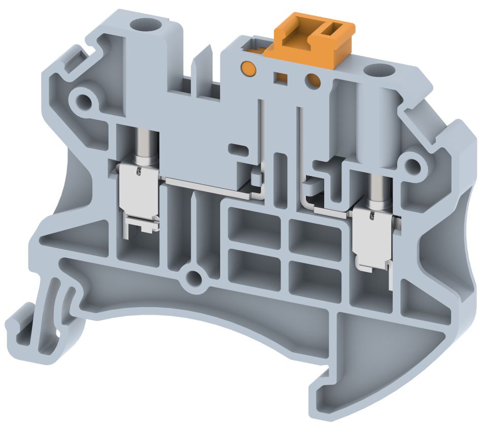 TQK2.5 Terminal Blocks Screw Connection Knife Disconnect Terminal Blocks Manufacturer and Supplier in India – Elmex 