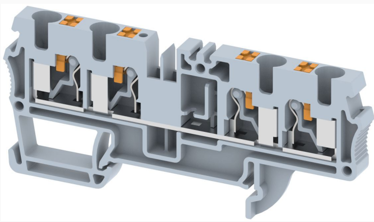 PQ4-2X2 Terminal Blocks Push In Connection Multi Conductor Terminal Blocks Manufacturer and Supplier in India – Elmex 
