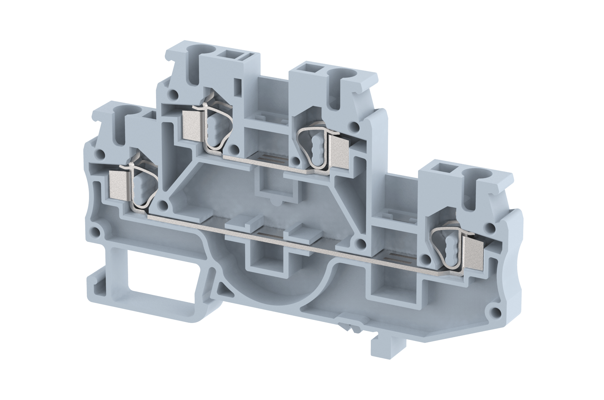 DSDD2.5 Terminal Blocks Spring Cage Connection Manufacturer and Supplier in India – Elmex 