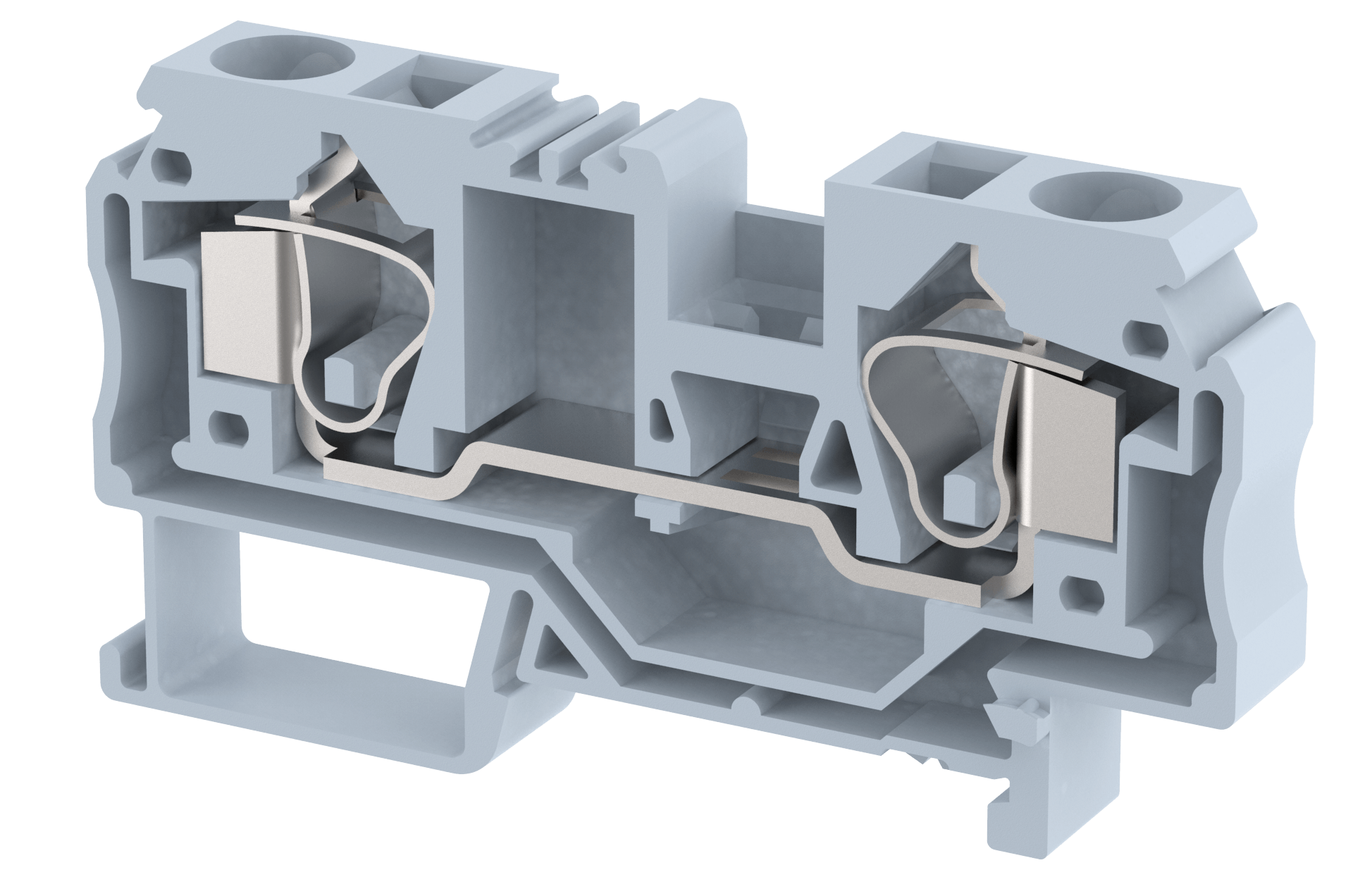 DST10 Terminal Blocks Spring Cage Connection Manufacturer and Supplier in India – Elmex 