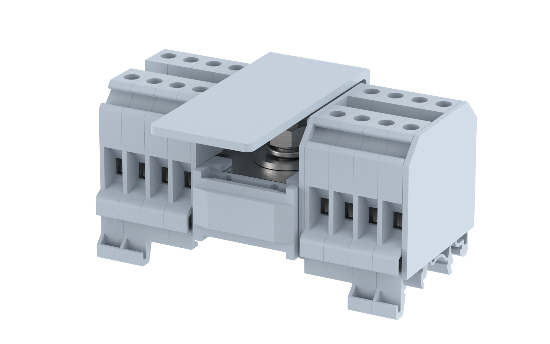 FDBK1X8 Terminal Blocks 1 nut connection for IC & Screw clamp connection for OG Manufacturer and Supplier in India – Elmex 