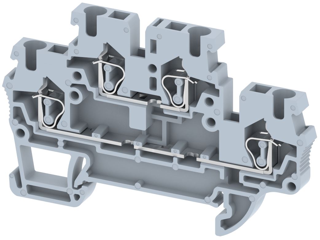 SQ2.5-2T Terminal Blocks Spring Cage Connection Manufacturer and Supplier in India – Elmex 